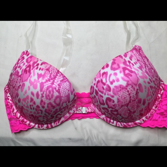 PINK Victoria’s Secret Plunge Push Up Bra - 34C - Picture 2 of 5